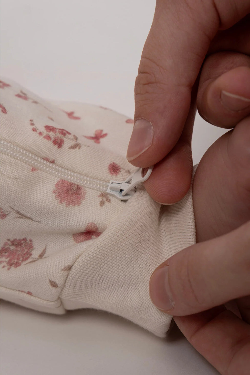 Kız Erkek Bebek Tulumu Uzun Kollu Fermuarlı Pijama Tulum Baskılı Uyku Tulumu Çiçekli-2